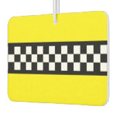 Taxi Check Stripe Patroon Luchtverfrisser (Links)
