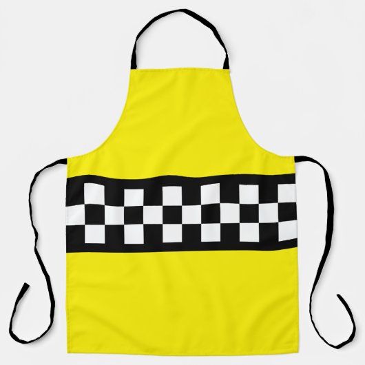 Taxi Check Stripe Patroon Schort (Voorkant)