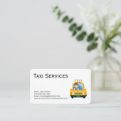 Taxi Dienst Visitekaartje (Staand voorkant)