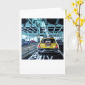 "Taxi" door Trina Chow Kaart (Gele Bloem)