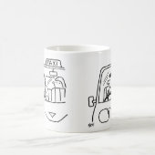 Taxi Driver Cartoon Koffiemok (Center)