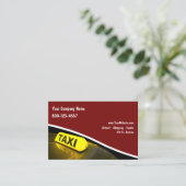 Taxi Driver European Visitekaartje (Staand voorkant)