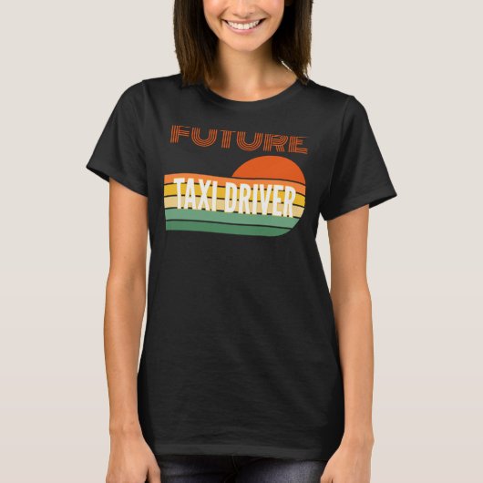 Taxi driver Future Taxi driver T-shirt (Voorkant)
