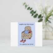 Taxi Driver Happy Retirement. Briefkaart (Staand voorkant)