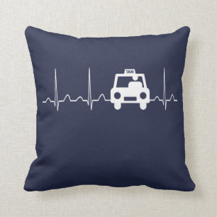 TAXI DRIVER HEARTBEAT KUSSEN