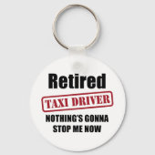 Taxi-driver in ruste sleutelhanger (Voorkant)