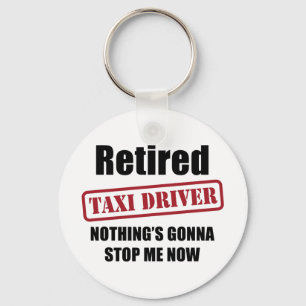 Taxi-driver in ruste sleutelhanger