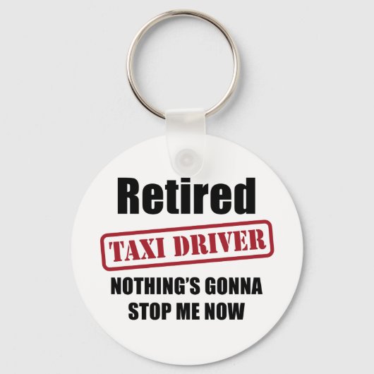 Taxi-driver in ruste sleutelhanger (Voorkant)