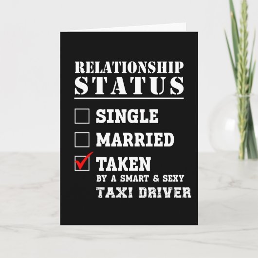 Taxi Driver Kaart (Voorkant)