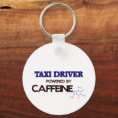 Taxi-driver met cafeïne sleutelhanger (Voorkant)