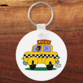Taxi Driver Sleutelhanger (Voorkant)