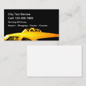 Taxi Driver Transport Services Visitekaartje (Voorkant / Achterkant)