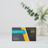 Taxi Driver's Gear Shift Simple Creative Taxi Cab Visitekaartje (Staand voorkant)