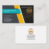 Taxi Driver's Gear Shift Simple Creative Taxi Cab Visitekaartje (Voorkant / Achterkant)