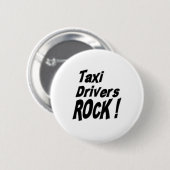 Taxi Drivers Rock! Knoop Ronde Button 5,7 Cm (Voorkant /achterkant)
