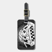 Taxi Girl Bagagelabel (Voorkant verticaal)