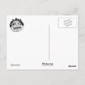 Taxi Girl Briefkaart (Achterkant)