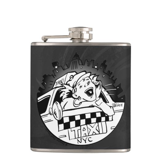 Taxi Girl Heupfles (Voorkant)