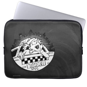 Taxi Girl Laptop Sleeve