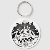 Taxi Girl Sleutelhanger (Voorkant)