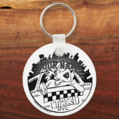 Taxi Girl Sleutelhanger (Voorkant)