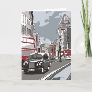 Taxi in Londen Kaart