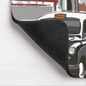 Taxi in Londen Muismat (Hoek)