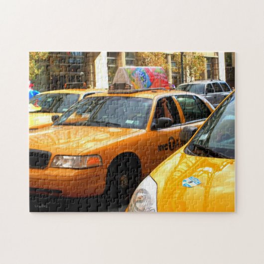 "Taxi Jam" Jigzaag Puzzle Legpuzzel (Horizontaal)