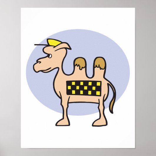 taxi-kameel poster (Voorkant)