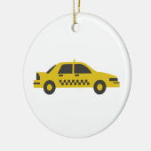 Taxi Keramisch Ornament (Links)