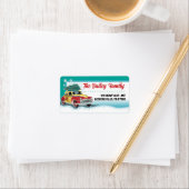  Taxi Kerst Kaart Adresetiketten Etiket (Insitu)