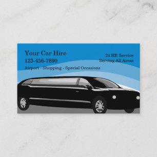Taxi Limo Chauffeur Visitekaartjes