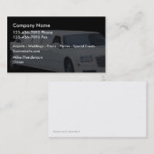 Taxi Limousine Visitekaartje (Voorkant / Achterkant)