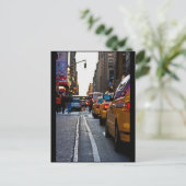 Taxi Line-up in NYC Briefkaart (Staand voorkant)