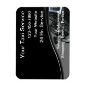 Taxi Magnetische Visitekaartjes Magneet (Verticaal)