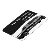 Taxi Magnetische Visitekaartjes Magneet (Linkerzijde)