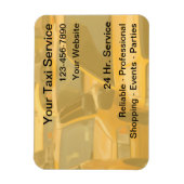 Taxi Magnetische Visitekaartjes Magneet (Verticaal)
