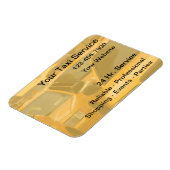 Taxi Magnetische Visitekaartjes Magneet (Linkerzijde)
