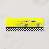 taxi mini-visitekaartje mini visitekaartje (Voorkant)