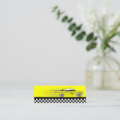 taxi mini-visitekaartje mini visitekaartje (Staand voorkant)