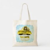 Taxi Moeder van Sock Monkey Tote Bag (Achterkant)