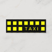 TAXI (moskeesvierkantjes) Mini Visitekaartje (Voorkant)