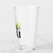 TAXI New York City Checkered Yellow Cab NYC Glas (Links)