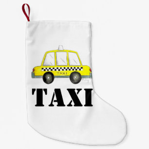 TAXI! New York City NYC Gele Cab Kleine Kerstsok