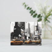 taxi new york city postcar briefkaart (Staand voorkant)