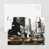 taxi new york city postcar briefkaart (Voorkant / Achterkant)