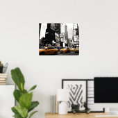 taxi new york poster (Thuiskantoor)
