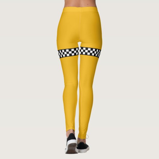 Taxi New York & Red Kiss Leggings (Achterkant)