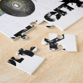 Taxi NYC Yellow New York City Checkered Cab Car Legpuzzel (Zijkant)