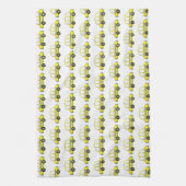 Taxi NYC Yellow New York City Checkered Cab Car Theedoek (Verticaal)